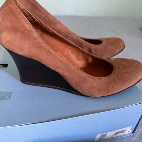Lanvin Ballerina Wedge Nubuck Calfskin size 42 - Picture 6 of 15
